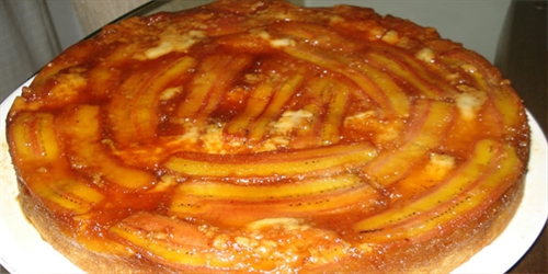 Bolo de Banana Caramelada