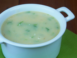 Creme de Inhame com Agrião